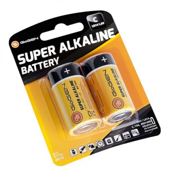 Batéria alkalická GoGEN SUPER ALKALINE C, LR14, blister 2ks