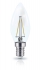 LED žiarovka ETA RETRO LEDka sviečka filiament 4W, E14, teplá biela