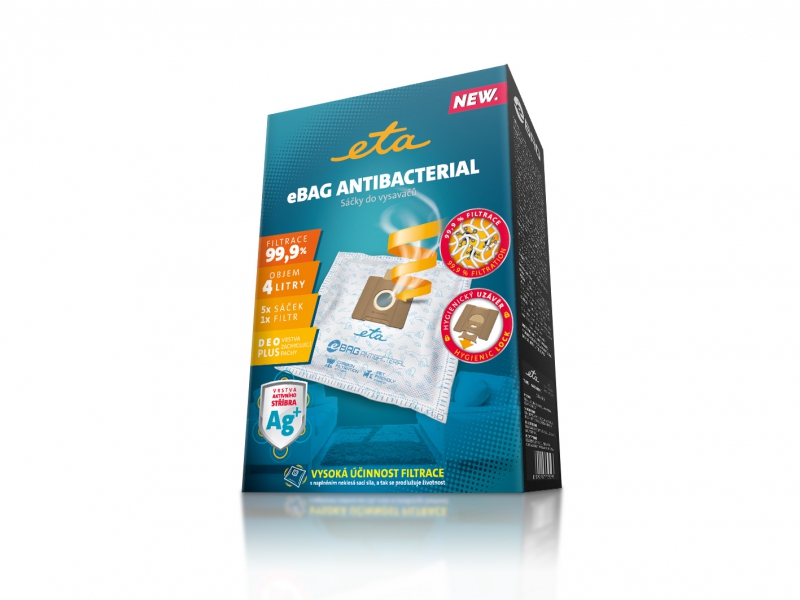 Vrecká pre vysávače ETA eBag Antibacterial 9600 68020