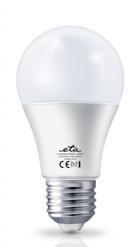 LED žiarovka ETA EKO LEDka klasik 15W, E27, teplá bílá