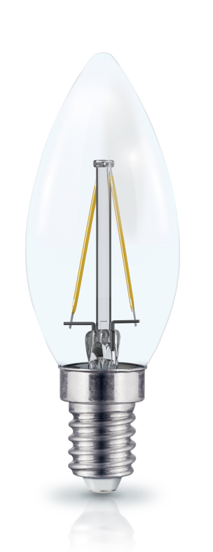 LED žiarovka ETA RETRO LEDka svíčka filament 6W, E14, teplá bílá