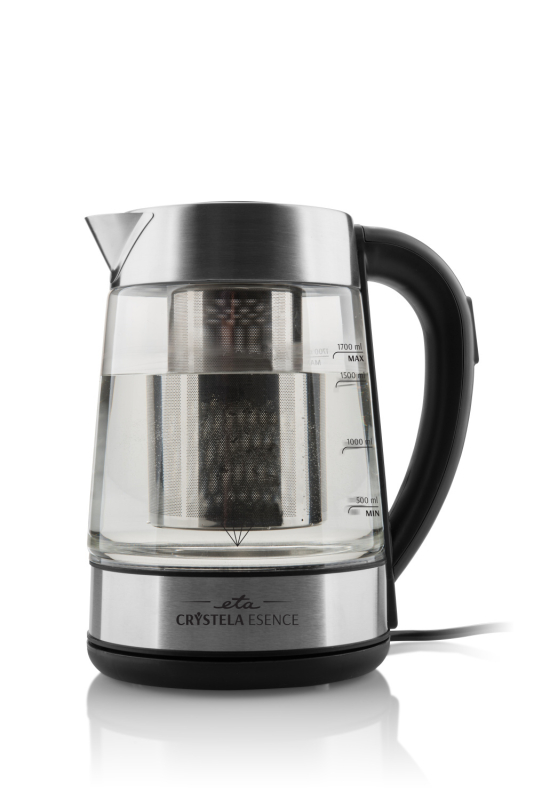 Rýchlovarná kanvica ETA Crystela Esence 815390000 čierna/sklo