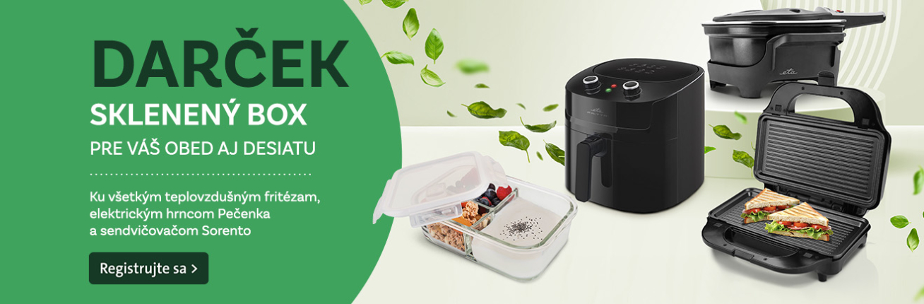 HP_Dárek skleněný box k Pečenkám, fritézám a Sorentu