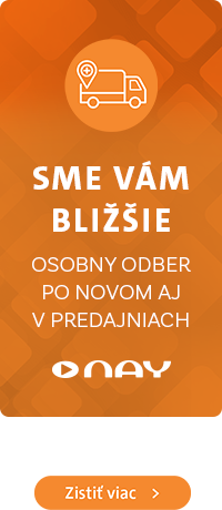 Osobný odber na predajniach NAY