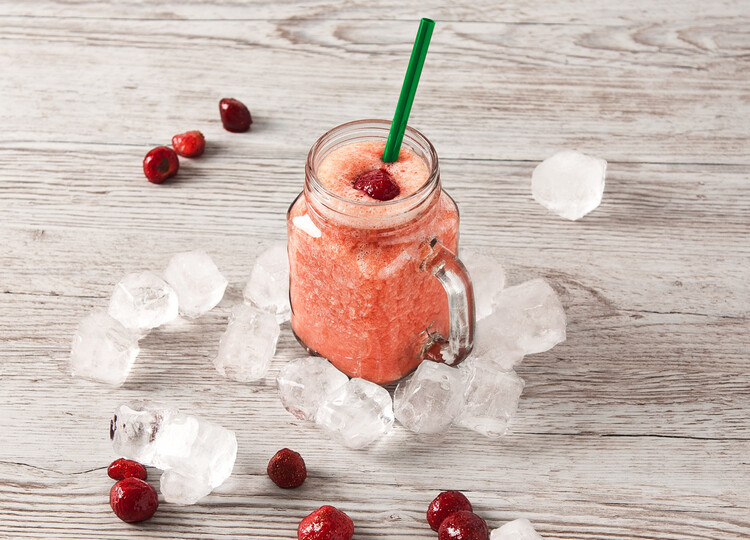 Jahodová aqua fresca